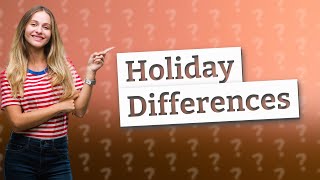 Is there a difference between a bank holiday and a Public Holiday UK [upl. by Einimod33]