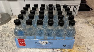 Icelandic Glacial Natural Spring Alkaline Water  30 pack [upl. by Enilrahc43]