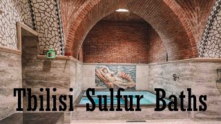 What Is a Georgian Sulfur Bath Like 🇬🇪 [upl. by Kerry741]