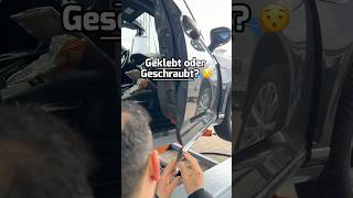 Kleben oder Schrauben 🤔 kfzgutachter kfzgutachten unfallschaden autounfall auto reparatur [upl. by Hairahcez976]