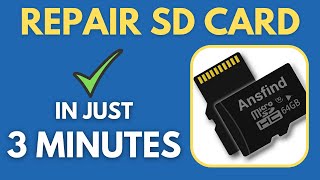 How To Repair Corrupted SD Card Memory Card Corrupted Solved [upl. by Lotus708]