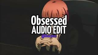 Mariah Carey  Obsessed edit audio sped up  Rinarynxaudios [upl. by Dotty]