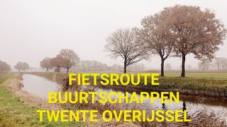 Fietsroute buurtschappen in Twente Overijssel 4K [upl. by Yrram178]