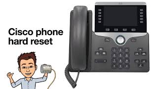 Cisco phone hard reset [upl. by Maggs]