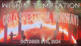 Within Temptation  Full Concert live Oslo Spektrum Oslo Norway October 8th 2024 [upl. by Habas888]