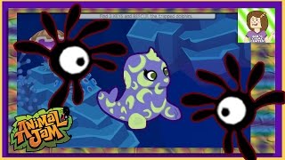 AHHH DONT KILL ME Animal Jam Ocean Adventure Base Camp Bins Game Center [upl. by Betsey842]