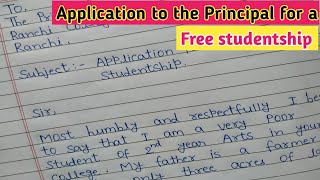 Application to the Principal for a free studentship [upl. by Skilken]