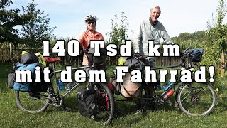 Ehepaar reist 140000 km mit dem Fahrrad durch die Welt [upl. by Thurber]