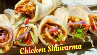 Chicken Shawarma Recipe Homemade Shawarma [upl. by Nylecsoj638]