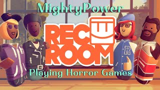 Playing Horror Games Rec Room [upl. by Suzette]