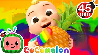 Rainbow Popsicle Song  Cocomelon  Nursery Rhymes  Colors for Kids [upl. by Prager]