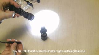 Eagletac T20C2 MkII XPG S2 amp XML T6 Flashlight Review [upl. by Adekahs]