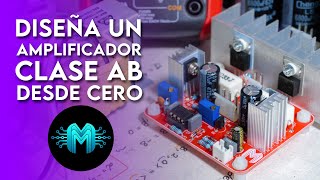 Aprendiendo desde cero sobre amplificadores clase AB  Teoría Diseño Práctica [upl. by Kennet]