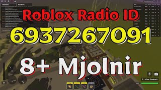 Mjolnir Roblox Radio CodesIDs [upl. by Ytisahcal]