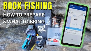 Rock Fishing Tips  How to prepare amp what to bring [upl. by Narmak170]