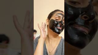 Charcoal mask ke fayede or nuksan charcoal mask charcoalmask minivlog shortsvideo [upl. by Manon]