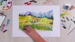 FaberCastell Video Soft pastels Creative Studio [upl. by Lesh949]