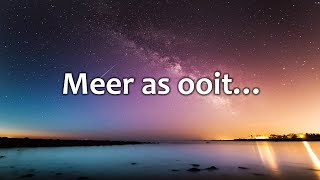 Meer as ooit [upl. by Sandberg573]