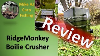 RidgeMonkey Advanced Boilie Crusher first use Review Dont miss [upl. by Lepper]