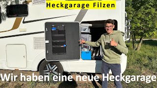 MEGA 🤩 HECKGARAGE Filzen es sieht ganz NEU aus [upl. by Tigram]