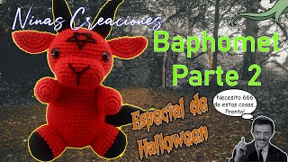 Baphomet Amigurumi  Especial de Halloween de NinasCreaciones PARTE 2 [upl. by Mintz515]