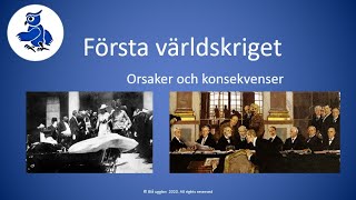 Första världskriget  orsaker och konsekvenser [upl. by Yong]