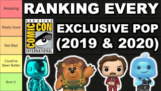 Ranking EVERY SDCC Exclusive Funko Pop 2019 amp 2020  Tiermaker [upl. by Ecirtnahs]