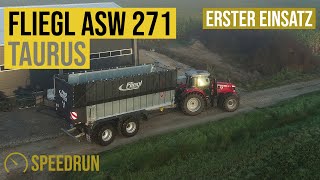 Fliegl ASW 271 Taurus mit Vollausstattung  Erster Einsatz  Speedrun  🌽 Maishäckseln 2021 🌽 [upl. by Odie]