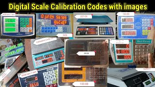 All Digital Scales Calibration Codes  Passwordsmalikscale [upl. by Aicemed]