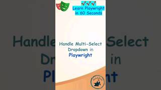 Playwright Tutorial  Handle MultiSelect Dropdown in Playwright [upl. by Berthoud359]