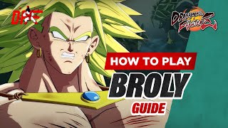 BROLY guide by  KnowKami   DBFZ  DashFight [upl. by Navetse]