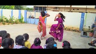 Guntur karam Dance performance by 4th class students Bhavishya English medium school Jaggampeta [upl. by Anirehtak]