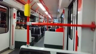 Innenraum Stadtbahn Köln Linie 16 Bonner Wagen 7752 [upl. by Adekam965]