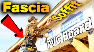 How To Install Soffit Fascia And PVC Board [upl. by Avonasac1]