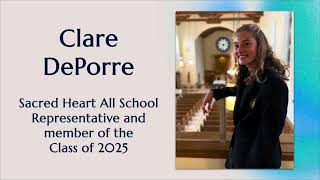 The Student Experience Clare DePorre Class of 2025 [upl. by Salvadore675]