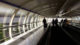 Manchester Airport  Skylink Walkway Station to T2 [upl. by Demahom]