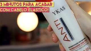 SALVANDO cabelo elástico em 3 minutos  Antiemborrachamento Ykas [upl. by Naired]