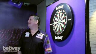 Betway Trick Shot League Ep 3 Three Dart Throw [upl. by Laurentia212]