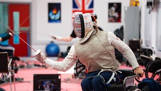 Wheelchair fencers excited to be selected for Paris 2024 Paralympic Games [upl. by Ahseryt]