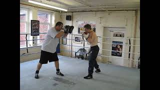 Ricky Hatton pad work with Lee Beard from the archives part 2 [upl. by Fasano]