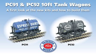 Parkside Models by PECO new 10ft tank wagon kit OO scale [upl. by Acinyt]