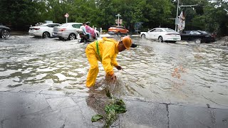 Draining Massive Floods by Unclogging Drains Solutions for Massive Water Removal [upl. by Garnet374]