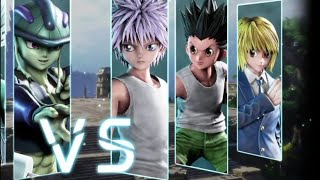 Meruem VS Killua Gon Kurapika Jump Force 1 VS 3 [upl. by Cirdek541]