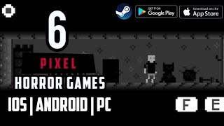 TOP 6 New Scary 2D Pixel Horror Games Android  IOS  PC 4 [upl. by Lieberman]