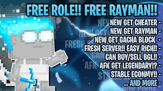 FREE ROLE FREE RAYMAN CUYY🤩🔥 GTPS TERBARU 202R VERSI 471  GROWTOPIA PRIVATE SERVER TERBARU 2024 [upl. by Uttasta563]