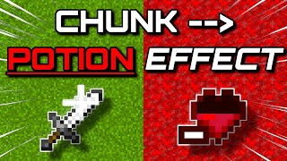 MINECRAFT ABER Jeder CHUNK Hat Einen POTION EFFECT [upl. by Anayrb]