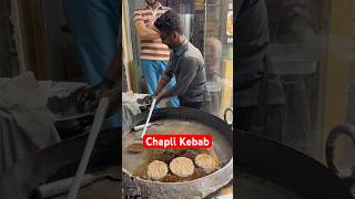 Best Chapli Kebab in Delhi ❤️✅  Kebabish by Tanveer  food chaplikabab funny shorts [upl. by Boyden]