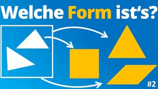 Formen zusammensetzen  Räumliches Vorstellungsvermögen  2 [upl. by Wernsman956]