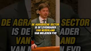 DE AGRARISCHE SECTOR IS DE LEVENSADER VAN NEDERLAND VAN MEIJEREN FVD gideonvanmeijeren fvd boeren [upl. by Strade]