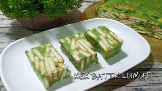 KEK BATIK  KEK BATIK PANDAN HORLICK  TANPA TELUR [upl. by Edge]